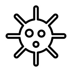 Fototapeta premium Immune System Vector Line Icon Design