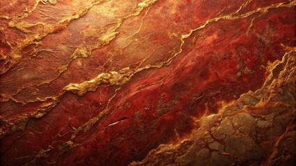 Fototapeta premium Luxurious Red and Gold Textured Stone Background Rich, Deep Hues and Gilded Veins for Elegant Design Projects