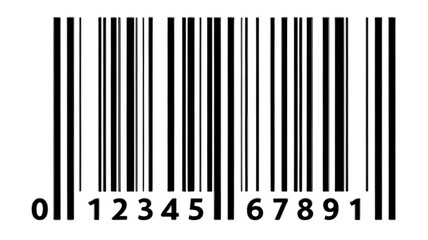 Standard Barcode with Numeric Code: barcode scanner, barcode technology, UPC code, barcode system, product identification.