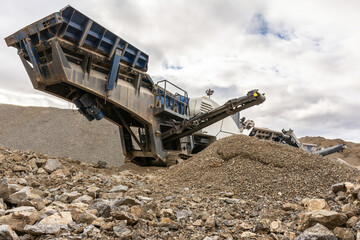 Heavy machinery for the construction