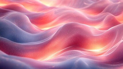 Obraz premium Abstract Pink Wave Background with Soft Ambient Lighting for Elegant Display and Product Showcase