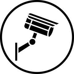 Ccctv Camera Icon Style