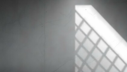 Fototapeta premium Abstract Grayscale Concrete Wall Texture: Light and Shadow Play art rough depth urban style
