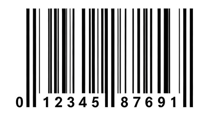 Standard Barcode with Numeric Code: barcode scanner, barcode technology, UPC code, barcode system, product identification.