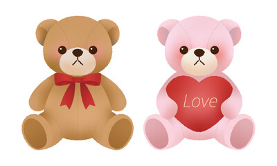 バレンタイン　テディベア