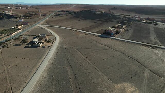 Stunning Aerial View of Afa Inflas Village, Tiznit - January 2024