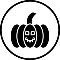 Halloween Pumpkin Icon Style