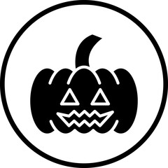 Jack O-Lantern Icon Style