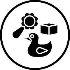Baby Toy Icon Style