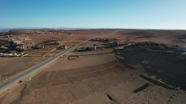 Stunning Aerial View of Afa Inflas Village, Tiznit - January 2024