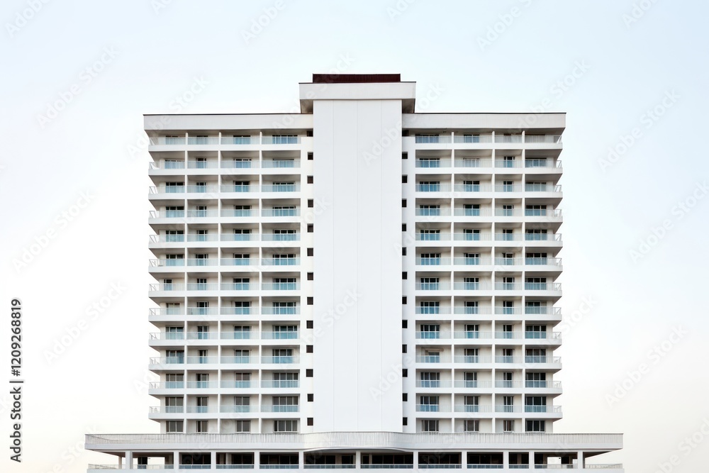 Poster building architecture city condominium