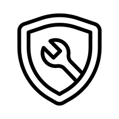 shield setting outline style