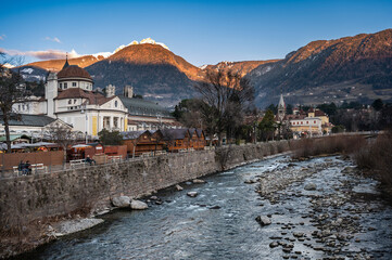 Christmas markets in Merano. City of Christmas magic	