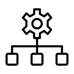 Structural Vector Line Icon Design
