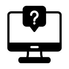 computer costumer service solid style