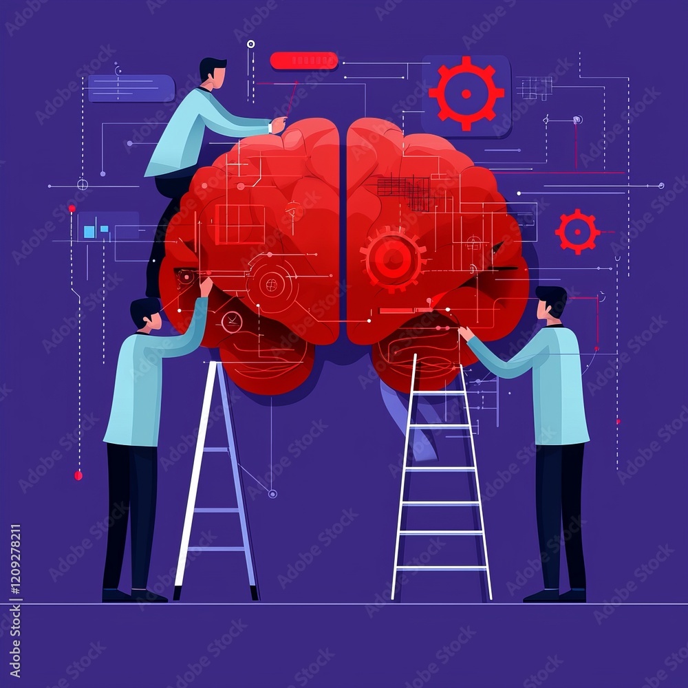 Poster the business team is developing a stock prediction model using machine learning and stock market con