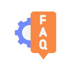 setting faq flat style