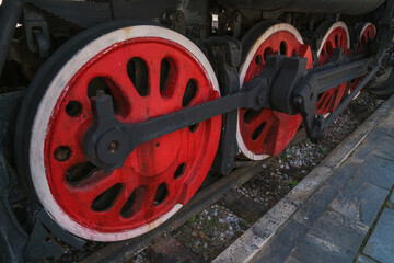 The old train at the Nanchang Old Train Museum in Jiangxi Province, China, on July 5, 2024