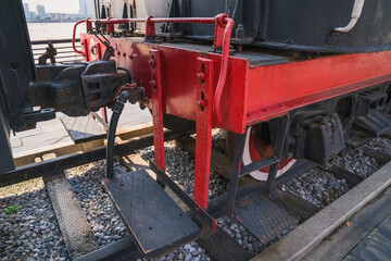 The old train at the Nanchang Old Train Museum in Jiangxi Province, China, on July 5, 2024