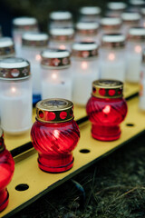 Candlelight Memorial Symbolizing Peace and Remembrance