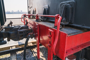The old train at the Nanchang Old Train Museum in Jiangxi Province, China, on July 5, 2024