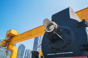 The old train at the Nanchang Old Train Museum in Jiangxi Province, China, on July 5, 2024