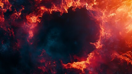 Fototapeta premium Golden Celestial Ring: A Digital Abstract Artwork