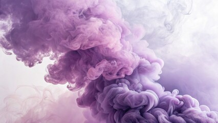Fototapeta premium Abstract Purple Ink Swirl Fluid Art Photography, Purple Smoke, Color Cloud, Background Texture Abstract photography, ink swirls