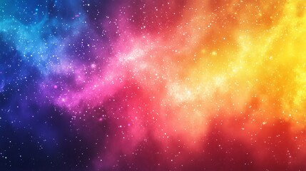 Fototapeta premium Abstract rainbow gradient, noise texture, colorful banner design, Generative AI