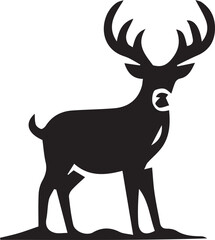 deer silhouette vector
