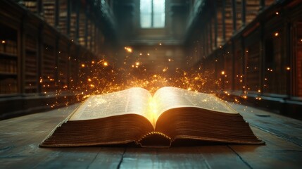 The Incredible Wonder of a Book Bursting with Magical Light