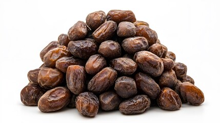 Obraz premium Fresh medjool with white background. 