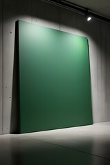 Minimal Industrial Green Canvas