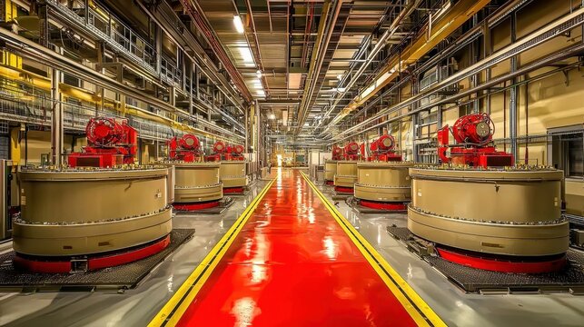 The Role of Heavy Machinery in Uranium Enrichment Facilities.