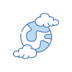 Environmental pollution vector icon