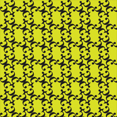 pattern with yellow flowers