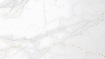 Obraz premium A white marble background with subtle golden veins, showcasing the elegance of natural stone in interior design.