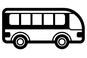  Bus Outline in Simple Style