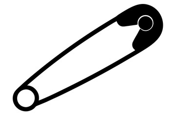 Safety Pin in Thin Lines