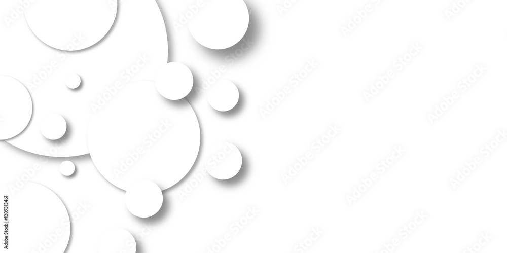 Poster abstract white circle shape geometric line background. white abstract modern background. abstract wh