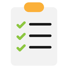 Obraz premium Clipboard Document List