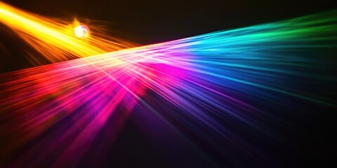 Colorful Light Streaks