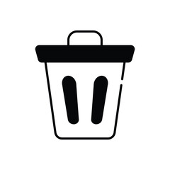 Compost bin vector icon