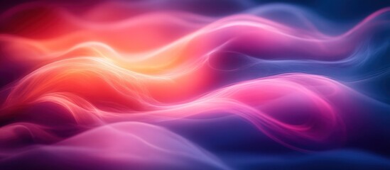 Fototapeta premium Abstract colorful wavy background.