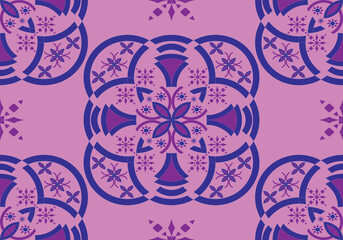 seamless mandala geometric floral  pattern design for ornament fabric embroidery ceramic carpet wallpaper background textile art print 