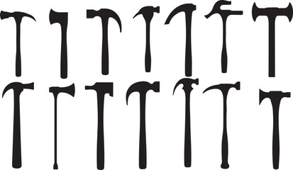 hammer silhouettes