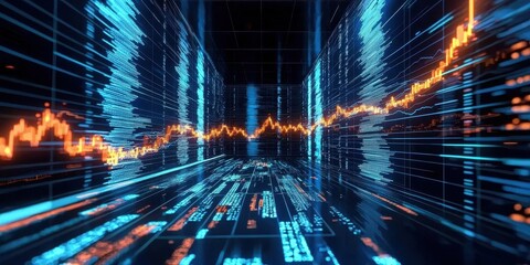 Innovative financial analysis through virtual reality technology.