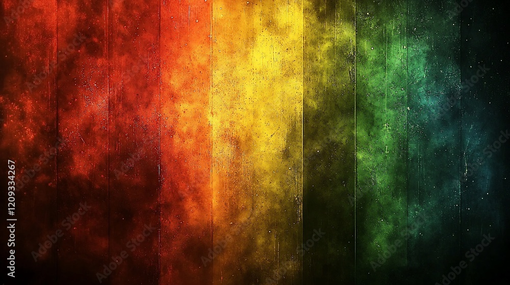 Poster abstract colorful smoky background with vertical stripes.