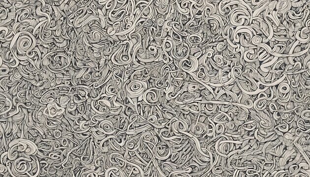 Abstract grayscale swirling pattern design art