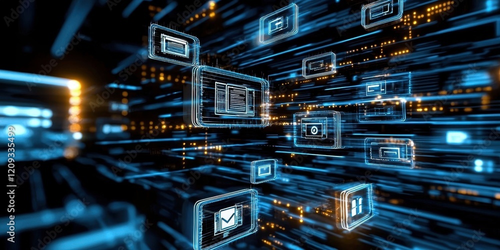 Poster demonstration of efficient data backup protocols through imagery.